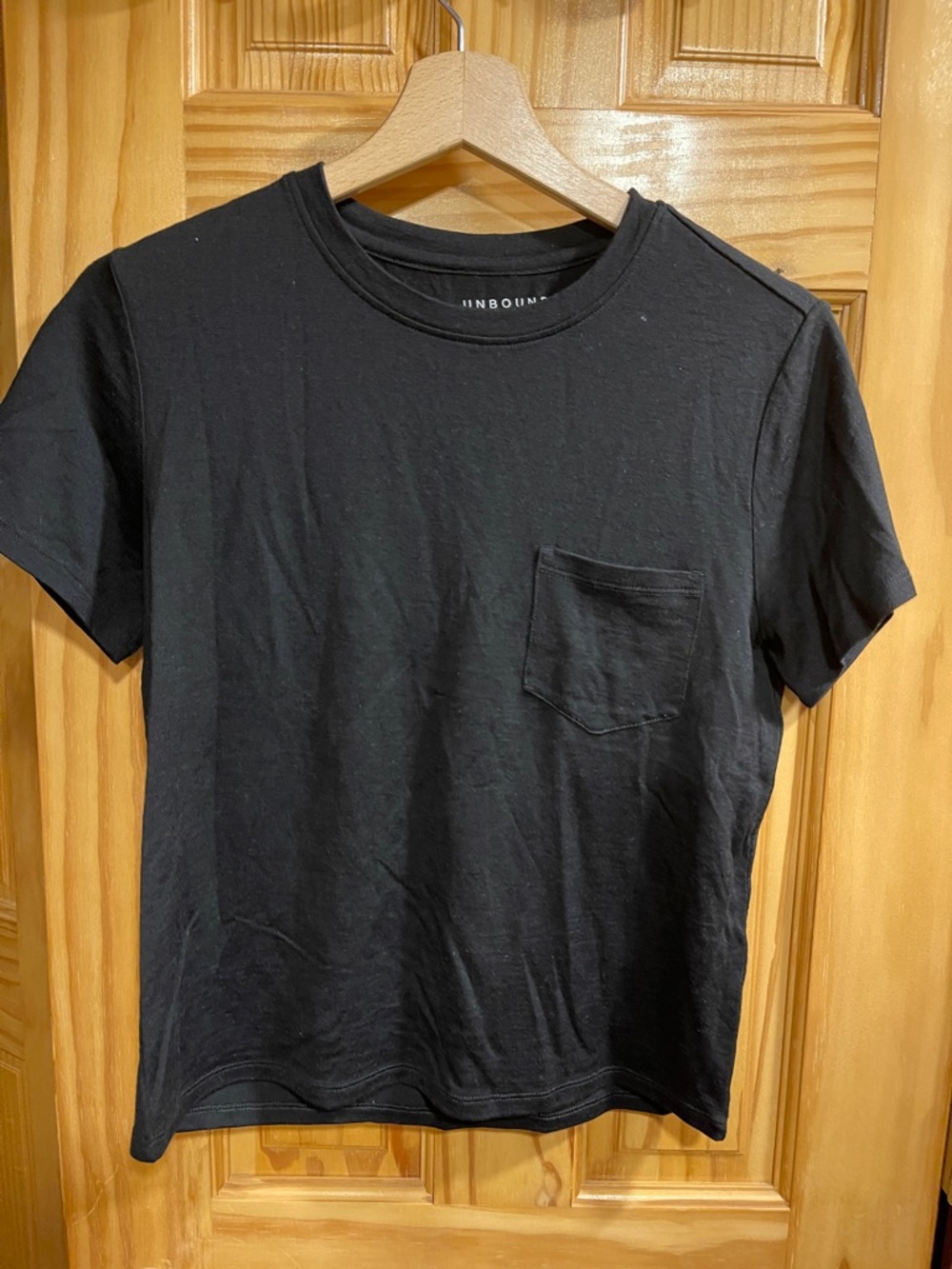 Unbound Merino XS Black Merino Wool Tee